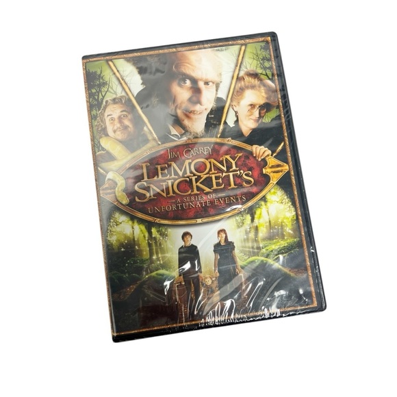 JIM CARREY LEMONEY SNICKET'S A SERIES OF UNFORTUNATE EVENTS DVD NEW STILL SEALED - Picture 1 of 3